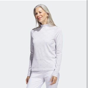 adidas Women's Ultimate365 Tour Monogram Mock Golf T-Shirt